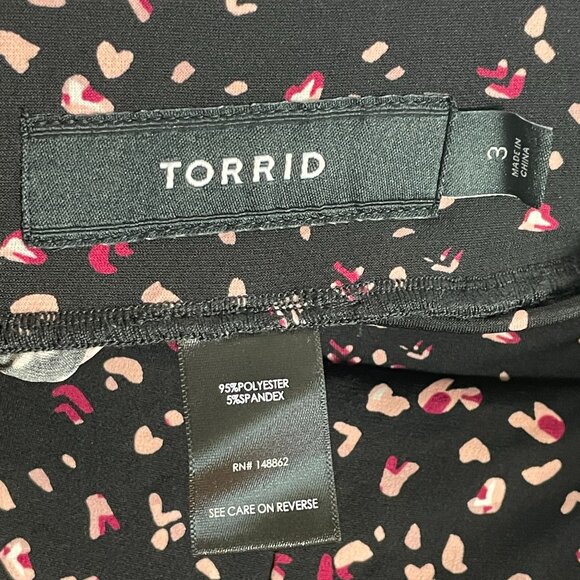 Torrid Womens Plus 3X Crop Pull On Wide Leg Studio Knit Mid Rise Pant Stretch - Picture 6 of 9